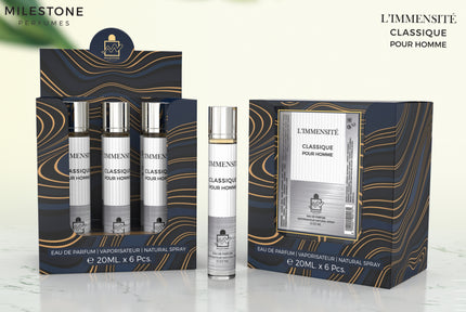 Milestone L'Immensite Classique Pour Homme Eau De Parfum 20ml