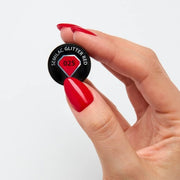 Semilac UV Nail Polish Glitter Red 025 7ml