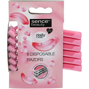 Sence Disposable Razors for Hair Removal - Pack of 6