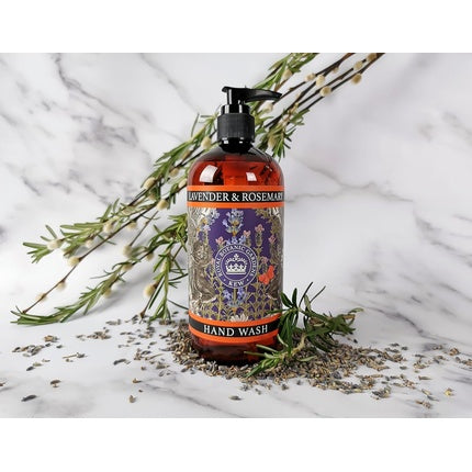 The English Soap Company Kew Gardens Luxury Hand and Body Wash with Aloe Vera and Vitamin E Lavender and Rosemary Scent 500ml