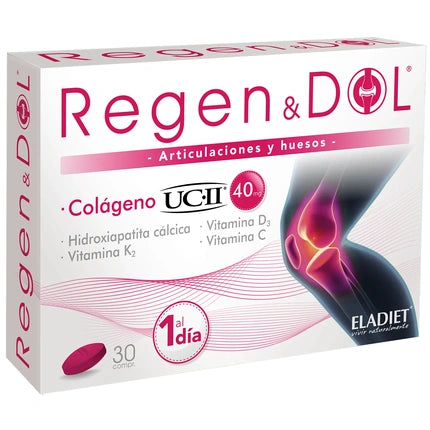 Eladiet Regendol Collagen Ucii 30 Tablets 40mg