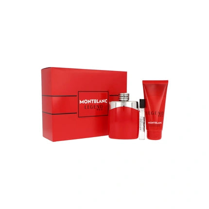 Montblanc Legend Red Eau De Parfum Set 100ml 75ml Shower Gel 100ml