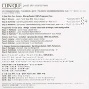 Clinique Great Skin Start Here Set Liquid Facial Soap 30ml + Clarifying Lotion 30ml + Moisturizing Lotion 125ml