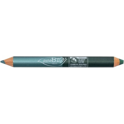 Purobio Duo Night Eye and Eyeshadow Pencil Petrol Green/Emerald Green