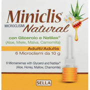 Sella Miniclis Natural Micro Enemas for Adults - Pack of 6