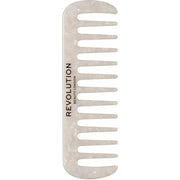 Revolution Haircare Natural Curl Wide Tooth Comb White For Curly And Thick Hair