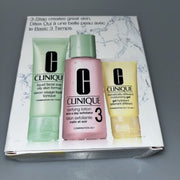 Clinique 3 Step Skincare System Travel Size Set Type 2 Combination/Oily