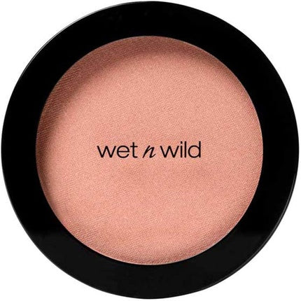 Wet n Wild Color Icon Blush Pearlescent Pink Pressed Powder with Silky Formula - Vegan