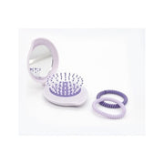 Beter Foldable Brush With Mirror And Hair Ties Reference 03297