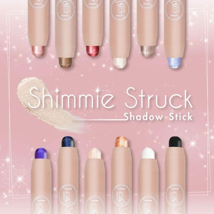 Jcat Beauty Professional SSS112 Black Out Shimmer Struck Shadow Automatic Stick Eye Shadow Makeup Eyeshadow with Free Zipper Bag