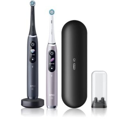 Oral-B Io 9 Duo Electric Toothbrush - Black Onyx And Rose Quartz