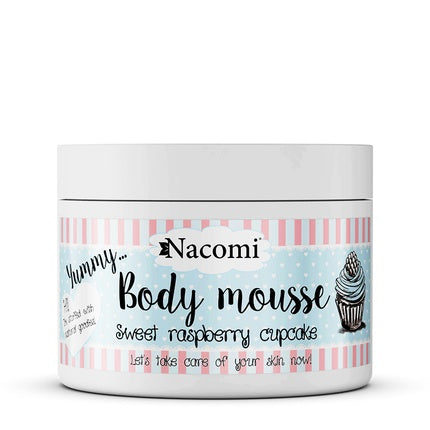 Nacomi Body Mousse Raspberry Cupcake 180ml