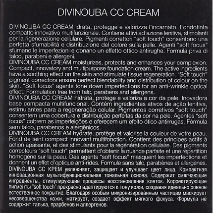 Nouba Compact Foundation Divinouba CC Cream N°3 Light Beige 30 SPF 9ml