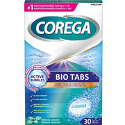 Corega Cleaning Tablets 30 Pcs Bio Tabs Mint