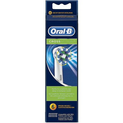 Oral-B Cross Action Brush Head Refill CA162735 - Pack of 6