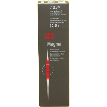Wella Magma By Blondor Pigmented Lightener Hair Colour No. 75 Brown-Mahogany 0.12kg