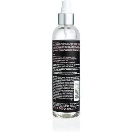 Tgin Rose Water Refresher Spray for Curly Hair 8oz 236ml