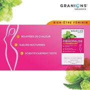 Granions Menopause 28 Capsules - 28 Days Lifenol Hops Extract