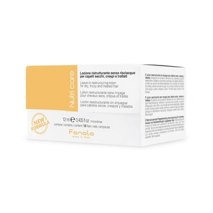 Fanola Nourishing Leave-In Restructuring Lotion - 12x12ml