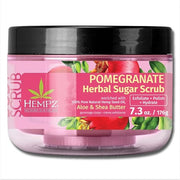 Hempz Sugar Body Scrub Pomegranate All Natural Exfoliating Shea Butter