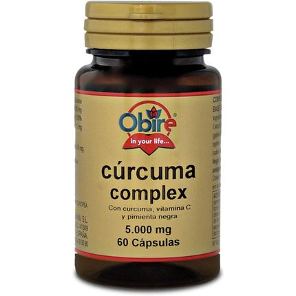 Obire Turmeric 5000mg 95% Curcumin with Vitamin C and Pepper 60 Capsules