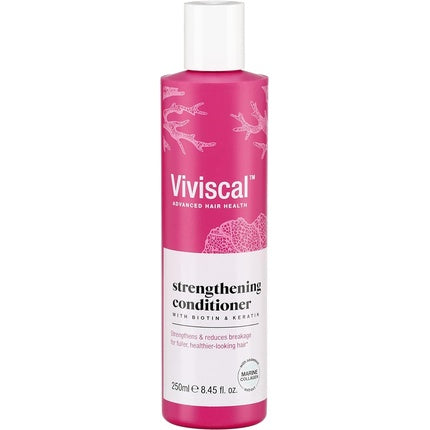 Viviscal Strengthening Conditioner for Naturally Thicker and Fuller Looking Hair with Biotin, Keratin and Marine Collagen 250ml
