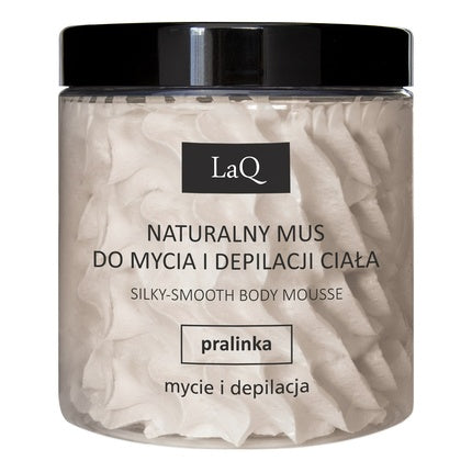 Laq Natural Body Wash And Hair Removal Mousse Pralinka 250ml