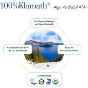 100% KLAMATH® VERDIAZUELLE ALGAS AFA 90 Tablets