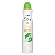 Dove Deodorant Spray 48h Cucumber and Alcohol-Free Green Tea for Women with 100% Natural Nut Oil and 1/4 Moisturizing Cream 200ml