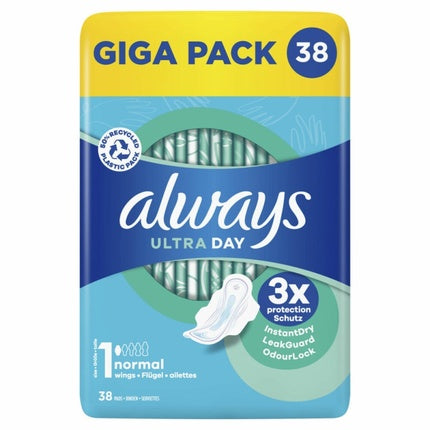 Always Ultra Day Normal Sanitary Pads With Wings