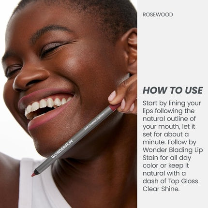 Wonderskin Lip Liner Pencil 360 Contour Long Lasting Sharpenable