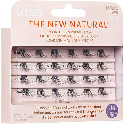 KISS The New Natural Trio False Eyelashes Clusters 02 24 Wisps
