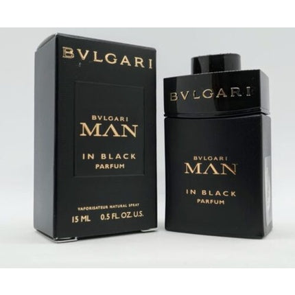 Bvlgari Man In Black Luxury Parfum Miniature 15ml Spray New 2024