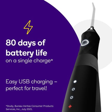 Burst Cordless Water Flosser for Teeth Cleaning and Plaque Removal