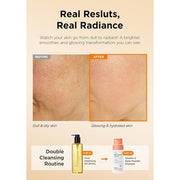 Hanskin Vitamin C Glow Powder Cleanser Gentle Face Wash for Brightening