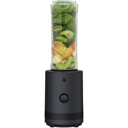 WMF Smoothie-to-go Blender 300W Deep Black with Stainless Steel Blades BPA Free Dishwasher Safe 1 Speed Corded Electric