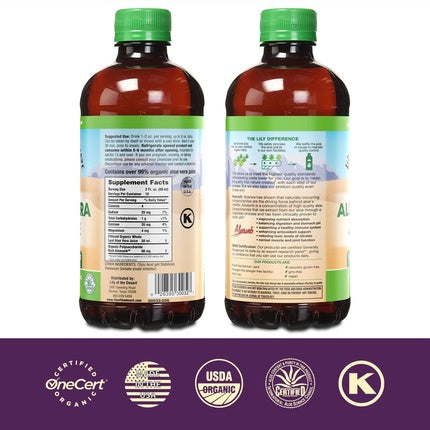 Lily of the Desert Aloe Vera Juice Whole Leaf Filtered Aloe Vera Drink with Natural Digestive Enzymes 32 Fl Oz