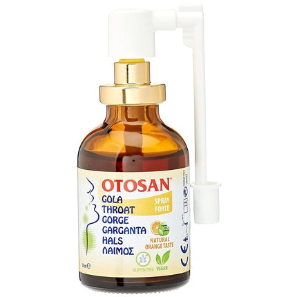 Otosan Natural Throat Spray with Plant-Based Ingredients 30ml