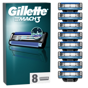 Gillette Mach3 Men's Razor Blade Refills 8 Pieces