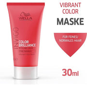 Wella Invigo Colour Brilliance Mask with Lime Caviar for Fine Hair 30ml
