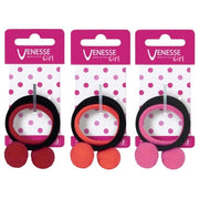 Venesse Microfiber Elastic Hair Bands with Small Pom Pom for Girls