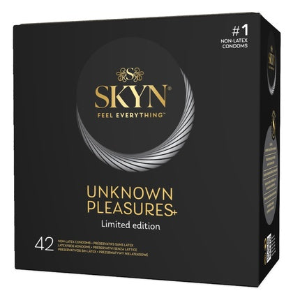 Skyn Feel Everything Unknown Pleasure Limited Edition Non-Latex Condoms - 42 Pieces
