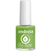Andreia Halal Breathable Nail Polish Varnish Water Permeable B10 Green Shades of Blue 10.5ml