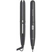 Rowenta SF1810 Express Style Hair Straightener with Ceramic Tourmaline Coating and Extra Long Plates - Black/Silver