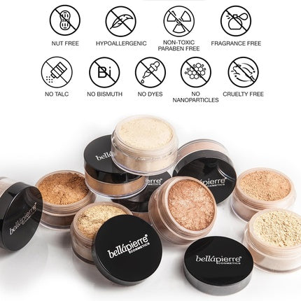 Bellapierre Get Started Kit with 2 Mineral Foundations and 1 Blush