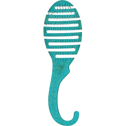 Wet Brush Shower Detangler Brush Green Glitter for Unisex
