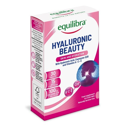 Equilibra Hyaluronic Beauty Dietary Supplement 30 Capsules