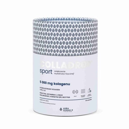 Aura Herbals Colladrop Sport Marine Collagen, 5000mg, 30 Sachets