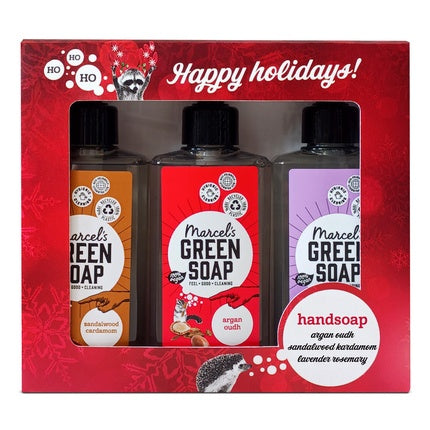 Marcel's Green Soap Christmas Set Hand Soap - A Festive Gift Set For Hand Care