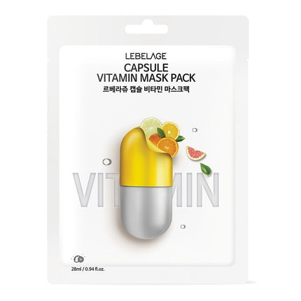 Lebelage Dr Capsule Vitamin Face Mask Sheet